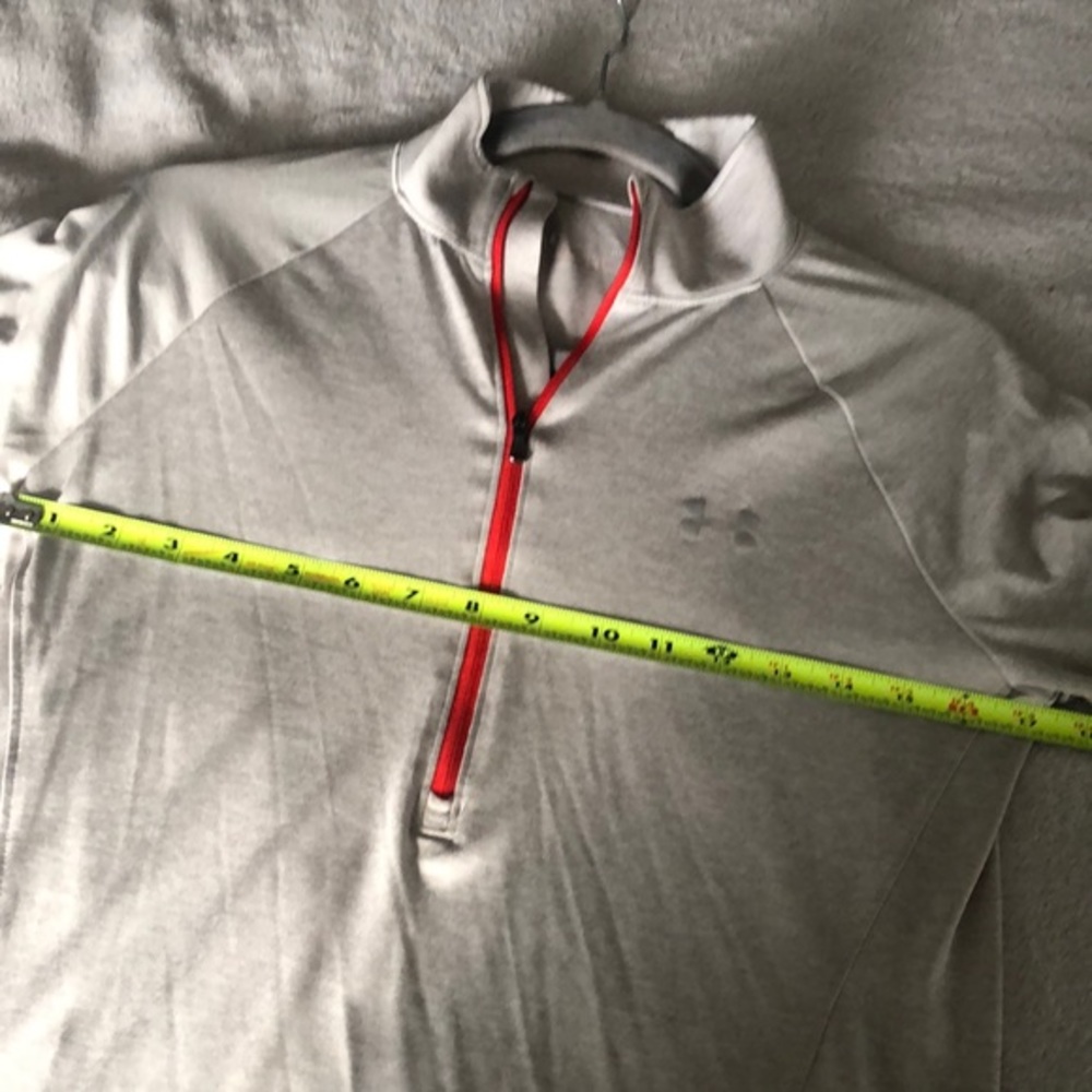 Under Armour Half Zip Athletic Top Shirt Women’s Medium heat Gear - Picture 7 of 14